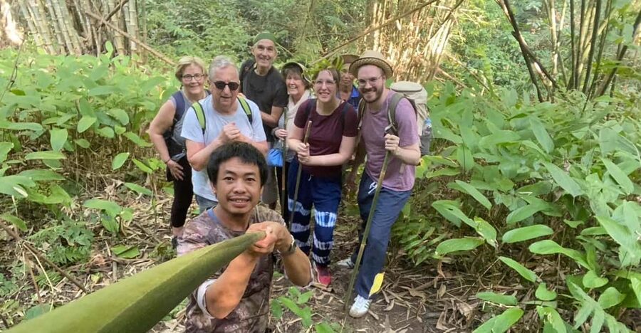 1 Day trekking : Chiang Rai popular activity,Fun in Nature. - Meeting the Lisu community before lunch