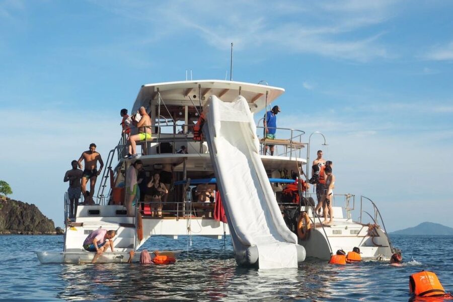 Amazing Coral Island & Sunset Dinner with Power Catamaran - Laem Krating and the sunset finish
