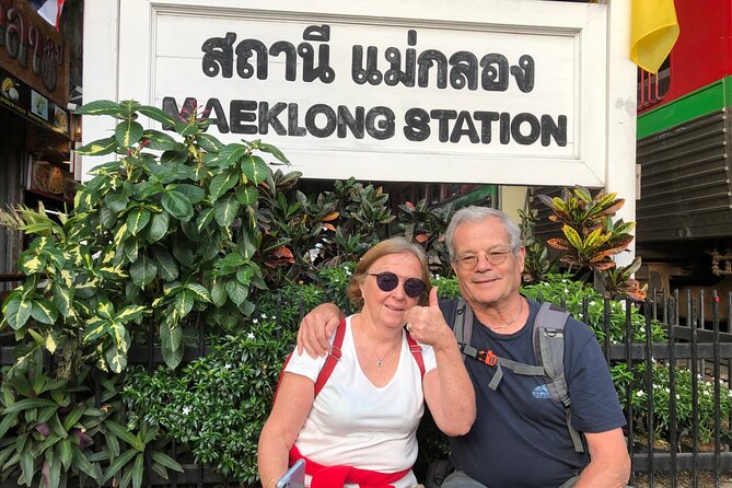 Amphawa and Railway Markets with Boat Ride Group Tour - Wat Bang Kung, where roots hold the chapel