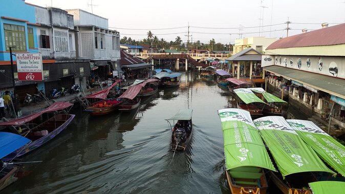 Amphawa Floating Market & Maeklong Railway Train Market Tour - Key points at a glance