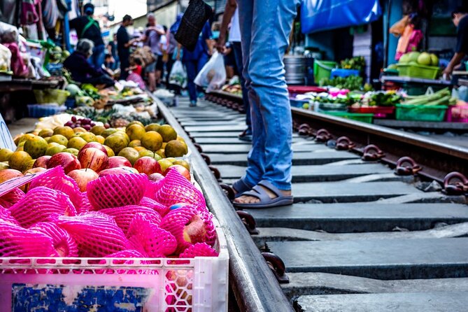 Amphawa Floating Market & Maeklong Railway Train Market Tour - Sunset on the river and the firefly boat ride