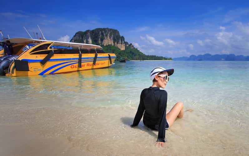 Ao Nang: 4 Islands Day Tour by Speedboat or Longtail Boat - Four Krabi islands in half a day