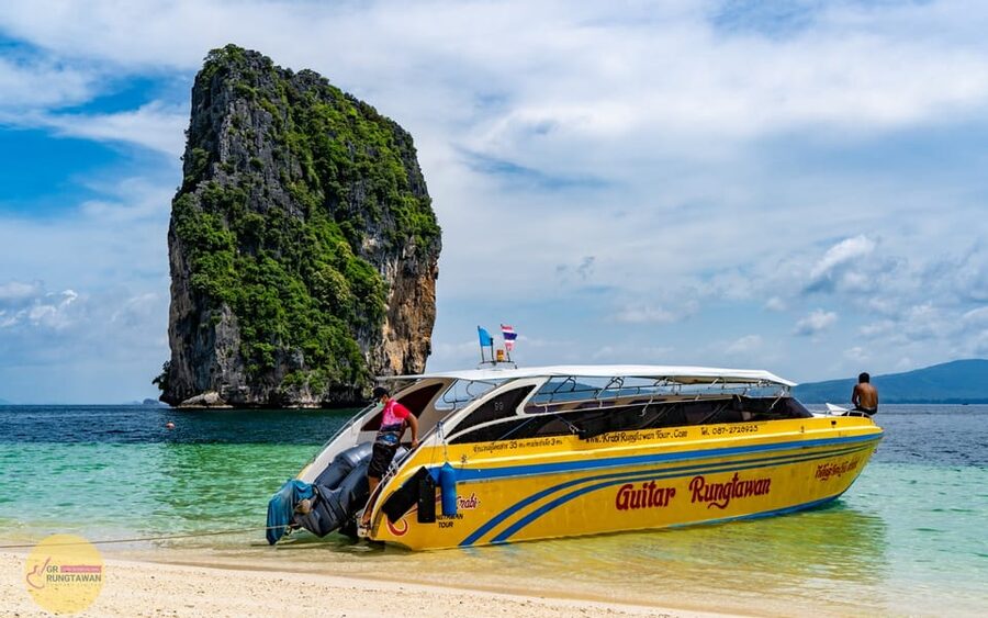 Ao Nang: 4 Islands Day Tour by Speedboat or Longtail Boat - Tup Island and its shifting sandbar