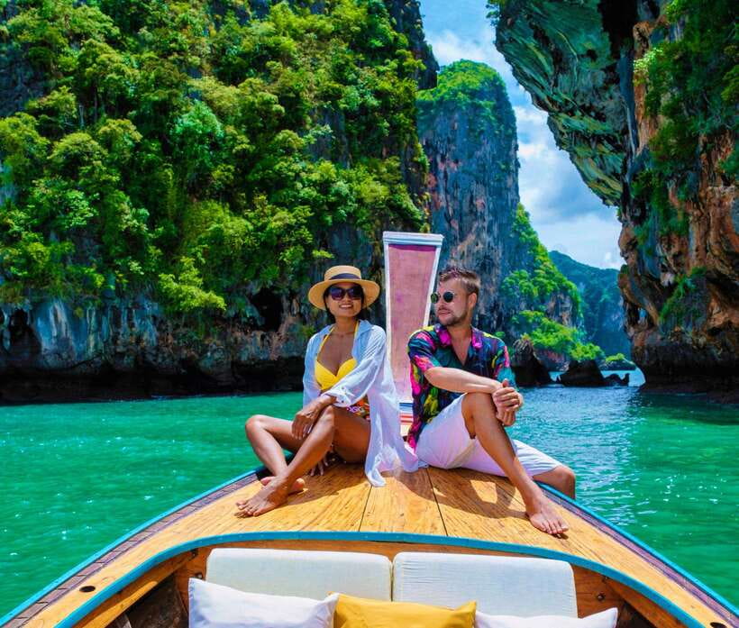 Ao Nang: Island-Hopping Snorkel Tour w/ Amazing Hong Island - Lading Island, caves, and Thai lunch on the sand