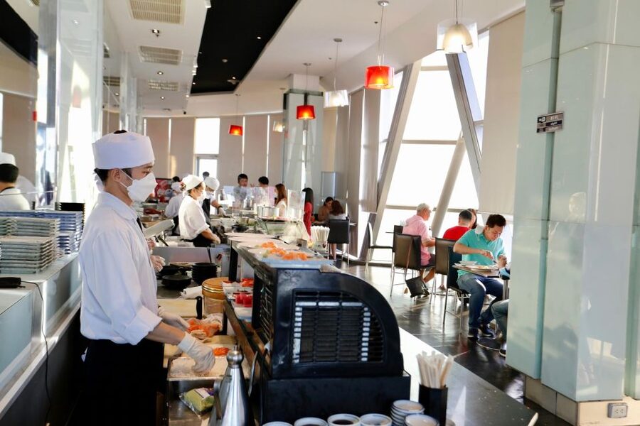 Bangkok: Baiyoke Observation Deck Ticket with Buffet Meal - The Fruit Court on the 18th floor