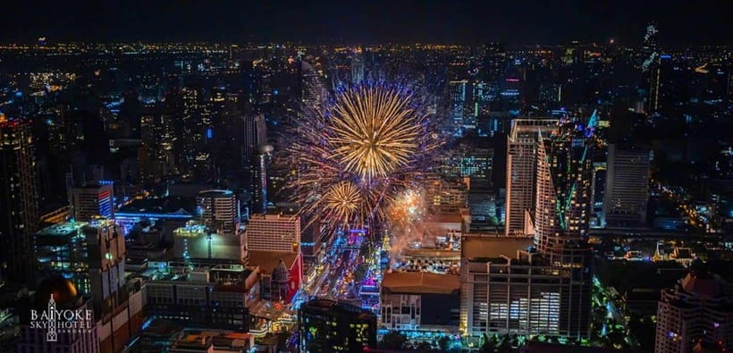 Bangkok: Baiyoke Sky Hotel Observatory Entry Ticket & Drink - Taking the revolving view on the 84th floor