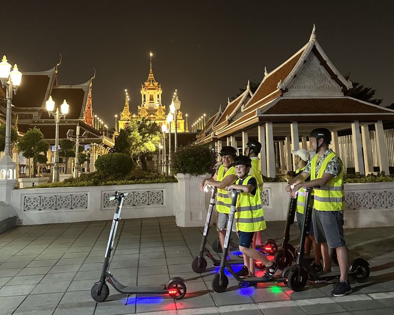 Bangkok By Night by Electric Scooter &/or Bike - Wat Prayurawongsawat and a quieter temple pause