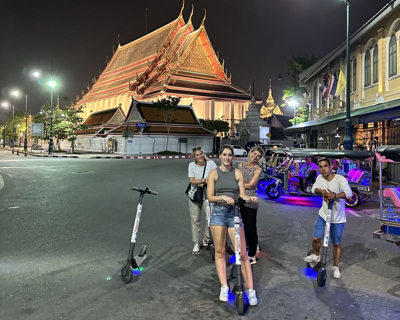 Bangkok By Night by Electric Scooter &/or Bike - Learning the scooter before the sights begin