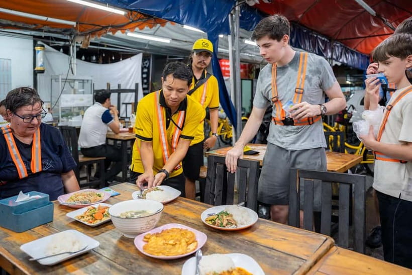 Bangkok by Night Cycling Tour with Street-food Meal - Starting at River City and settling into the ride