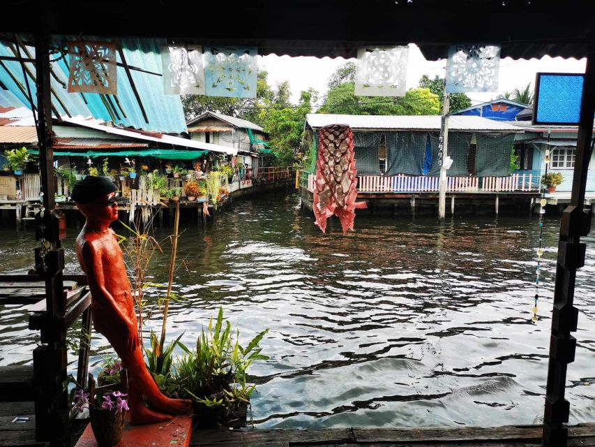 Bangkok: Canal Boat Tour, Big Buddha & Artist's House - Seeing the Giant Seated Buddha From the Water