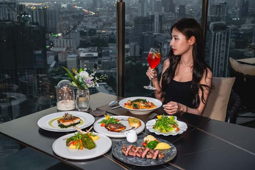 Bangkok: Cielo Sky Bar & Restaurant Rooftop - A polished setting for a date or celebration