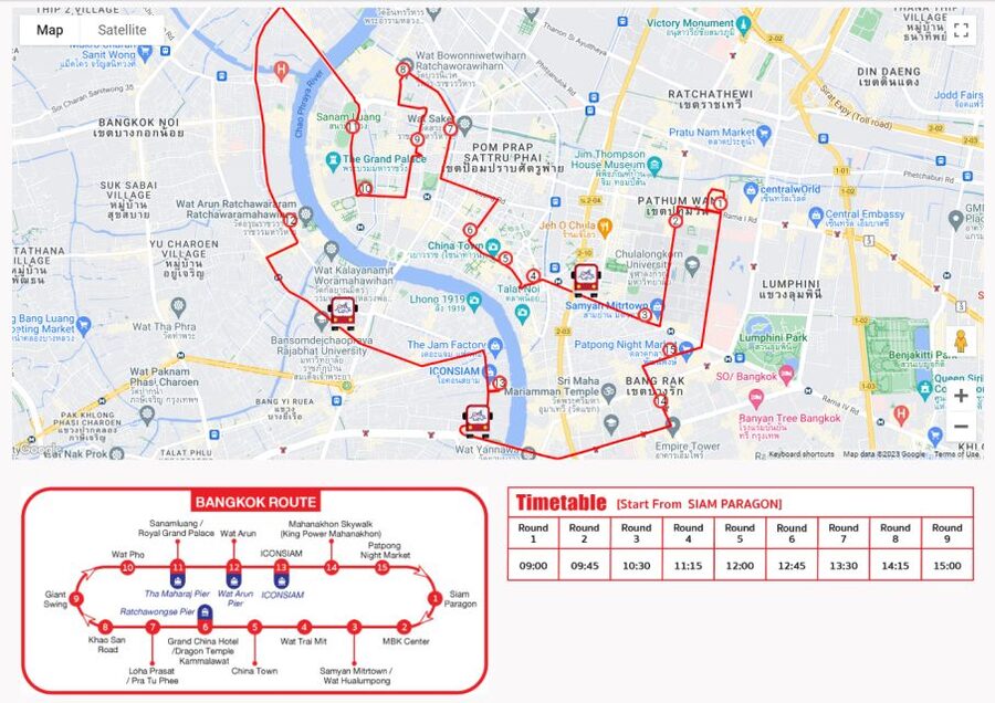 Bangkok: City Sightseeing Hop-On Hop-Off Bus Tour - Key points at a glance