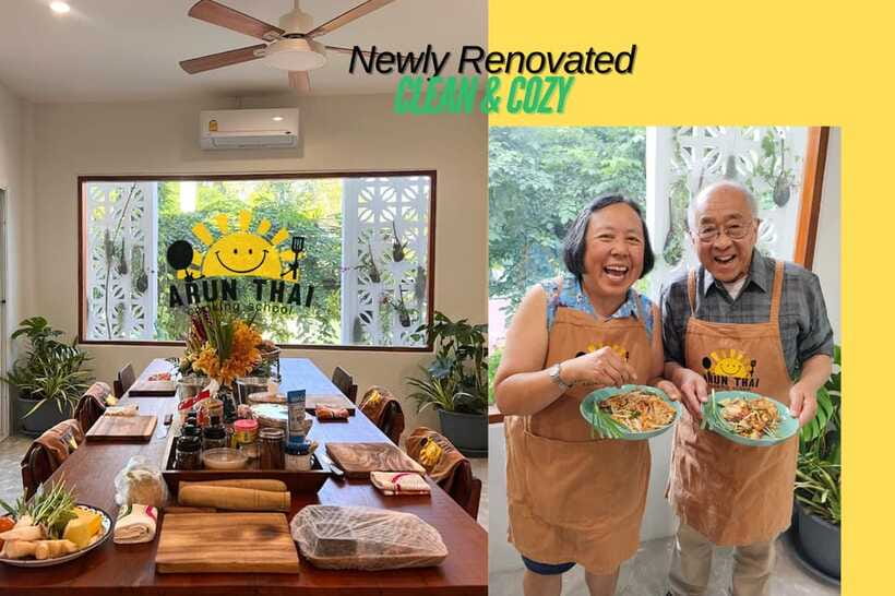 Bangkok: Cooking Class + Tuk Tuk Ride + Market Tour - A hands-on class in a newly renovated kitchen