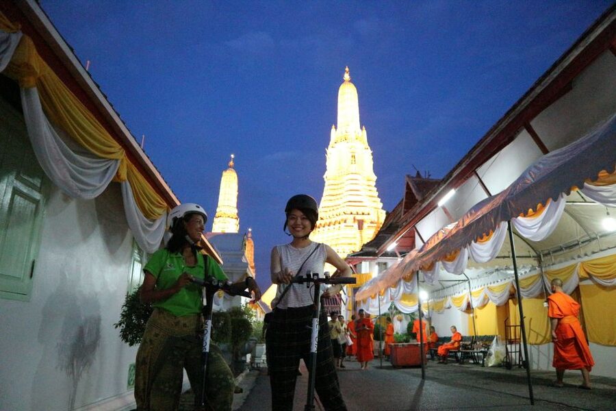 Bangkok: E-Scooter Night Tour with Local Street Food - Key points before you book
