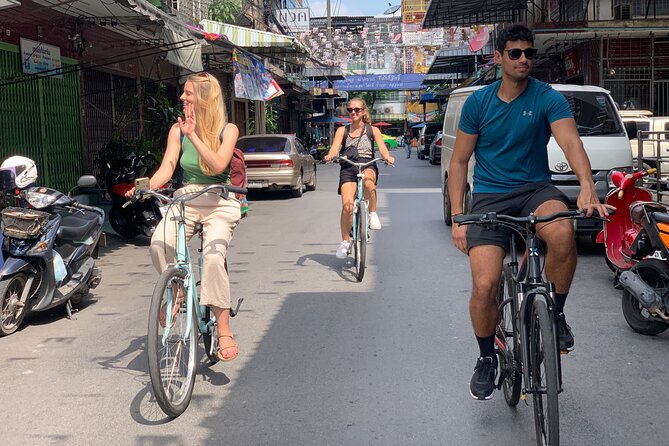 Bangkok Experiences Bike Tours-Backstreets and Hidden Gems - Talad Phlu brings food and neighborhood life