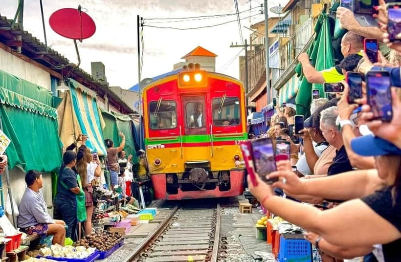 Bangkok: Floating Market & Railway Market with Hotel Pick Up - What is included for $56