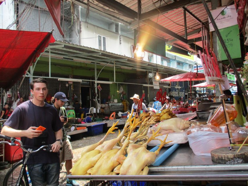 Bangkok Full-Day Bike Tour with Boat Transfer and Lunch - Inside the city’s enormous fresh market