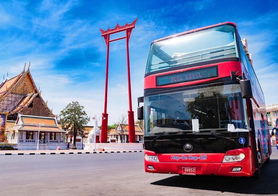 Bangkok: Hop-On Hop-Off Bus with 24, 48 or 72-Hour Validity - Wat Pho, the Grand Palace, and Sanam Luang
