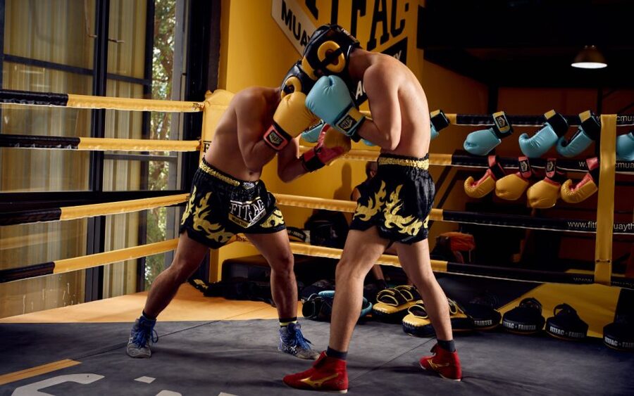 Bangkok: Learn 1-1 Muay Thai + Free Muaythai Shorts & Pickup - The gym setup, shorts, gloves, and shower