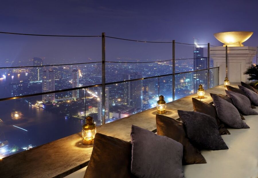 Bangkok: Lebua Rooftop Bar Reservation & Round-Trip Transfer - Alfresco 64 Whiskey Bar on the 64th floor