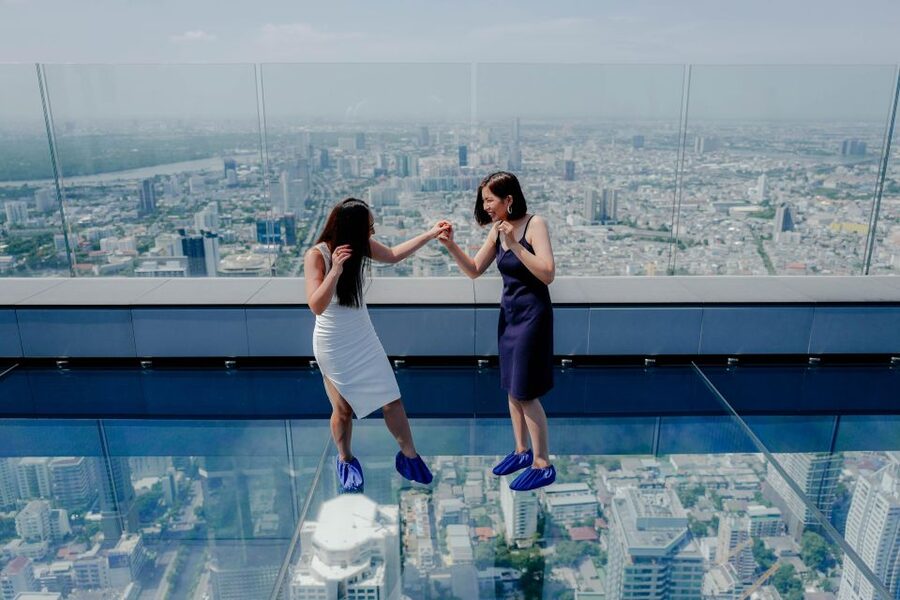 Bangkok: Mahanakhon SkyWalk Entry Ticket with Options - Getting to the top: the 74th-floor indoor deck