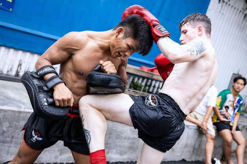 Bangkok: Muay Thai Boxing Introduction Class for Beginners - Wrapping your hands and preparing to train