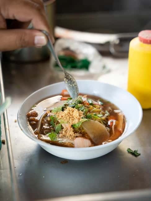 Bangkok: Must-Try Hidden Bike & Food Experience - The first food stops: Bangkok one bite at a time