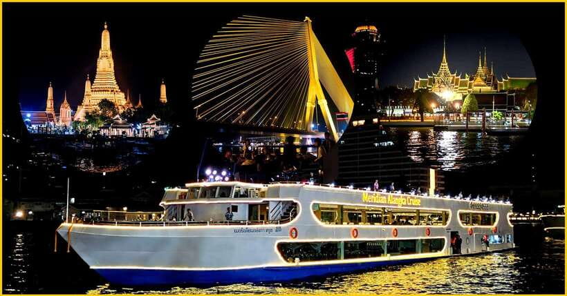 Bangkok: Noah 6 Stars Luxury Chaophraya River Dinner Cruise - A buffet built for variety, not a long dinner