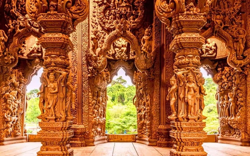 Bangkok: Pattaya Truth Sanctuary Guided Tour & Coral Island - Key points to know before booking