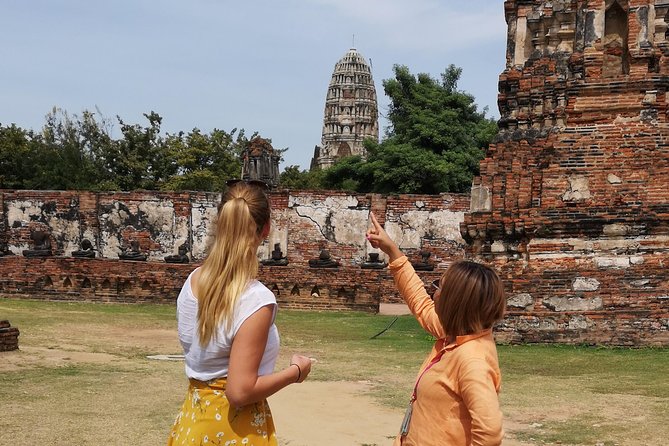Bangkok: Private Ayutthaya and Bang Pa-In Summer Palace Tour - Wat Yai Chai Mang Khon and its long rows of Buddha images