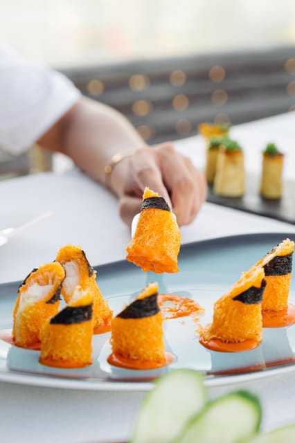 Bangkok: Red Sky Rooftop & Bar 56th Floor - Food with an international touch