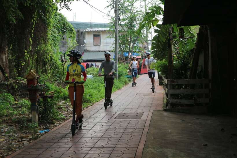 Bangkok: Riverside E-Scooter Adventure with StreetFood Snack - Price, timing, and meeting point