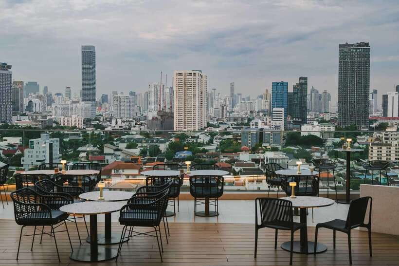 Bangkok: SOL and LUNA BKK Rooftop F&B Packages - Food, drinks, and the sharing-set format