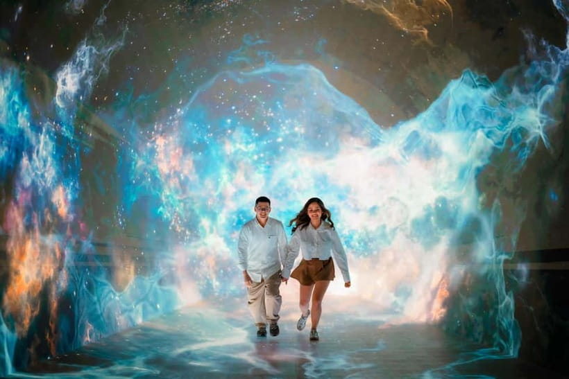 Bangkok: Space & Time Cube Ticket Options 9D Film or VR Game - The main hall: 25 rooms with very different moods