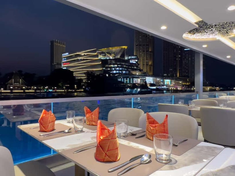 Bangkok: The Planet Chao Phraya River Dinner Cruise - Under Rama VIII Bridge