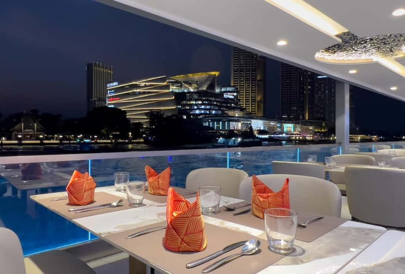 Bangkok:The Planet Sunset&Dinner Cruise on Chao Phraya River - Rooftop Seating and Practical Comfort