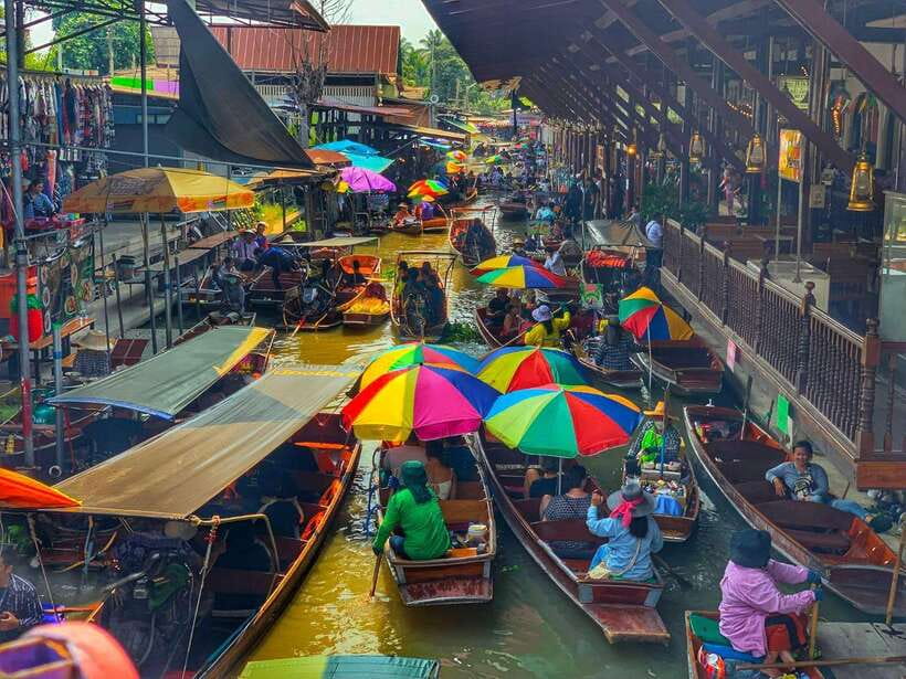 Bangkok: Train Market & Floating Market with Boat Ride - Key points at a glance