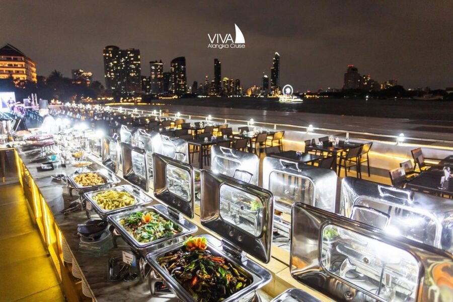 Bangkok: Viva Alangka Chao Phraya Dinner Cruise - Boarding at Asiatique and Sathon Pier