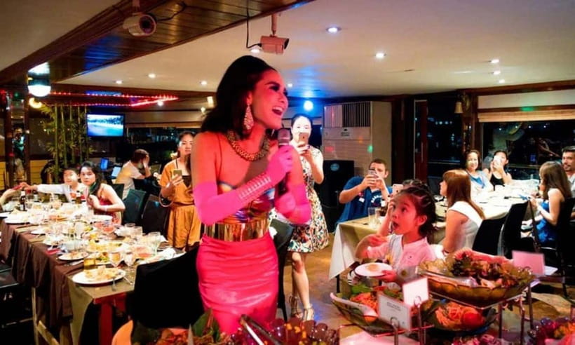 Bangkok: White Orchid Chao Phraya Cruise, Thai Buffet & Beer - The buffet: seafood, Thai dishes, and crowd timing