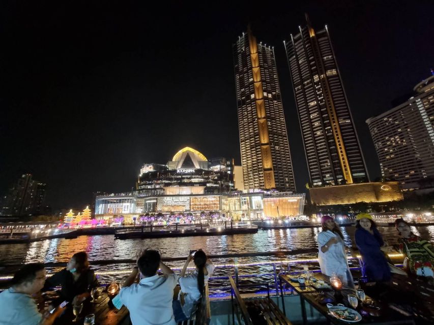 Bangkok: White Orchid Chao Phraya Dinner Cruise - Dinner sailing from 7:45 PM to 9:45 PM