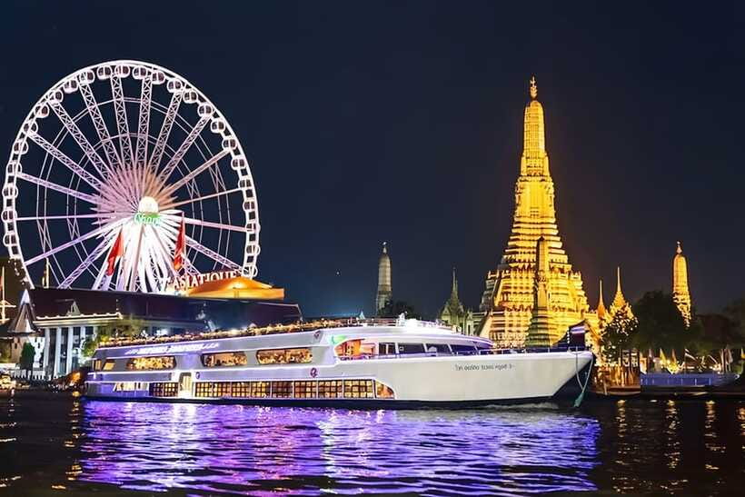 Bangkok: White Orchid Chao Phraya Dinner Cruise free Beer - What two hours really gives you