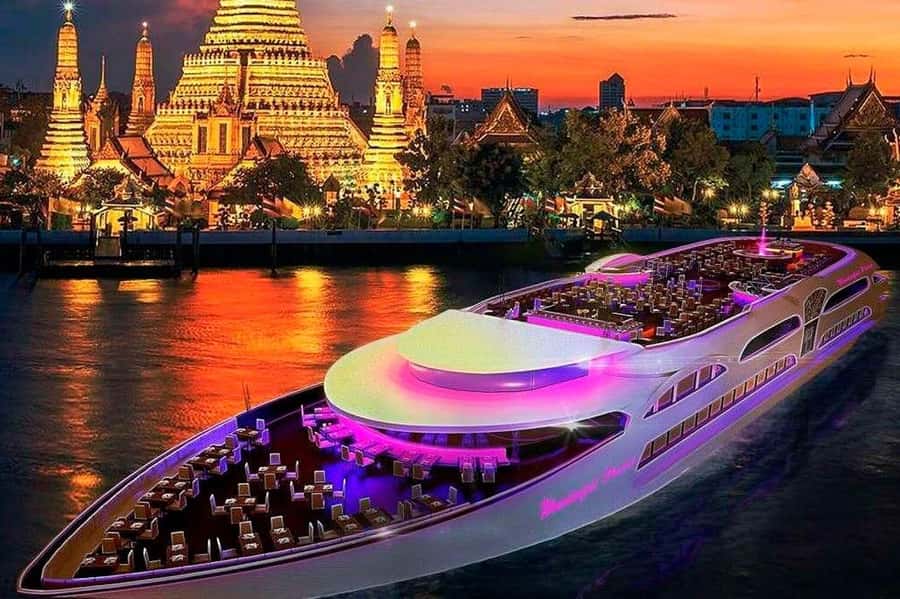 Bangkok: Wonderful Pearl Dinner Cruise and Live Performance - Key points to know before boarding