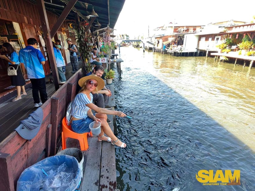 Bangkok Yai Local Canal Tour with Longtail Boat - Wat Paknam and the giant golden Buddha