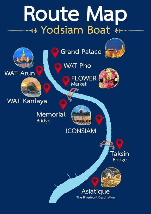 Bangkok: Yodsiam Sightseeing Cruise Snacks & Unlimited Beer - Wat Pho, Wat Arun, and the best photo moments