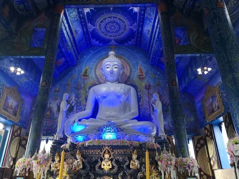Chiang Mai: Chiang Rai Temples and Long-Neck Karen Village - Wat Rong Suea Ten, Chiang Rai’s Blue Temple