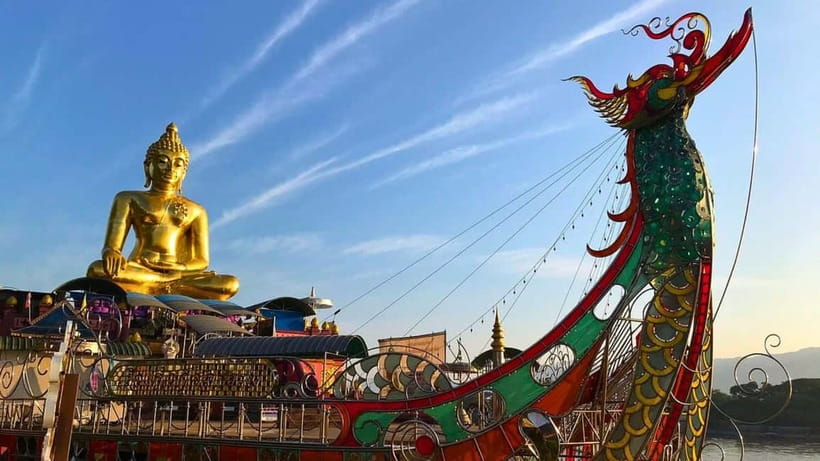 Chiang Mai: Chiang Rai Temples, Golden Triangle & Boat Tour - The claimed waterfall and Kew Mae Pan details need checking