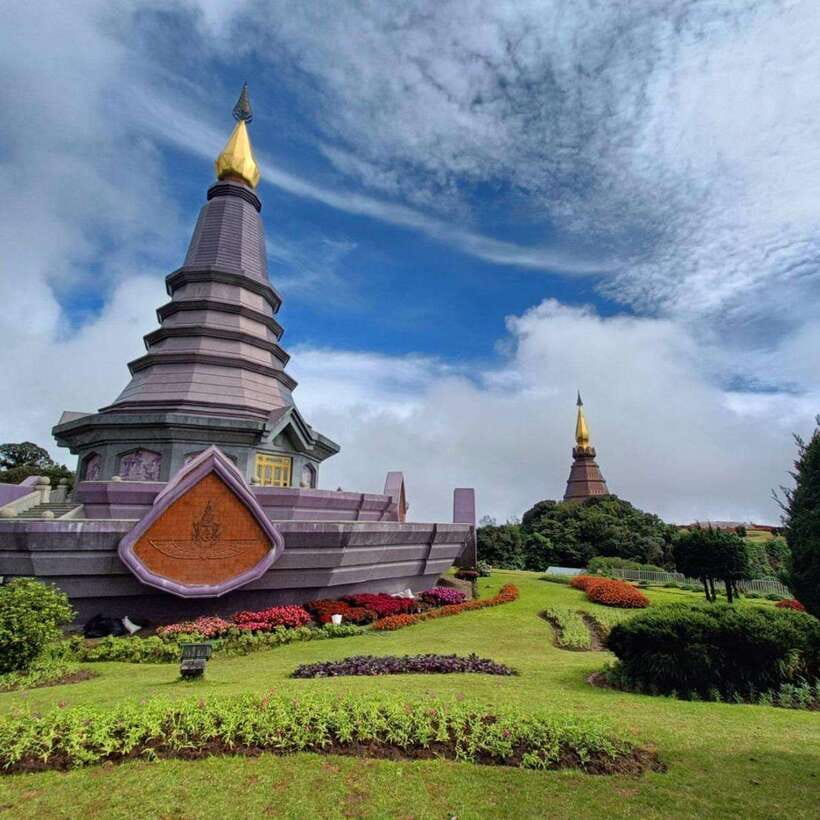 Chiang Mai: Doi Inthanon National Park & Waterfall Day Tour - The cool summit at 2,565 meters