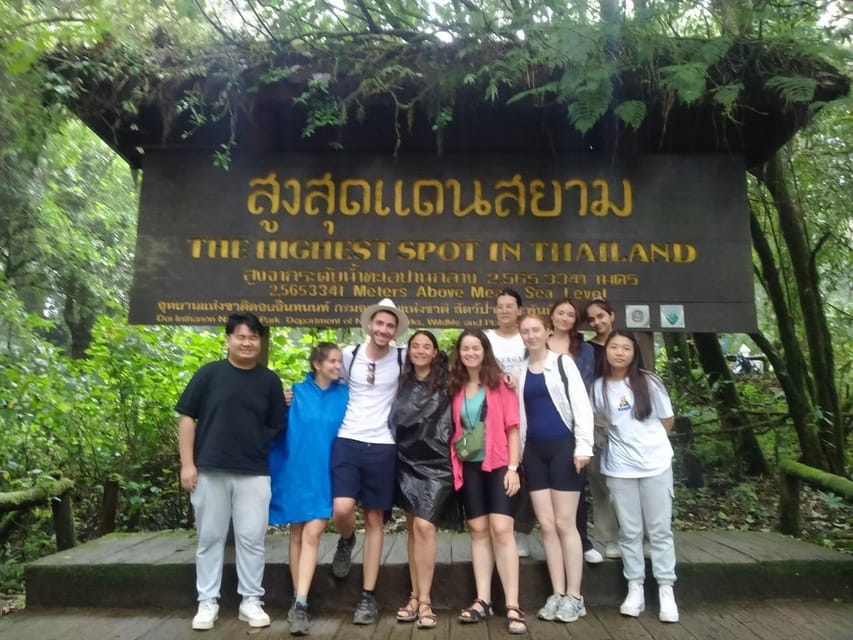 Chiang Mai: Doi Inthanon Park with Kew Mae Pan Hike Day Trip - Wachirathan Waterfall closes the day well