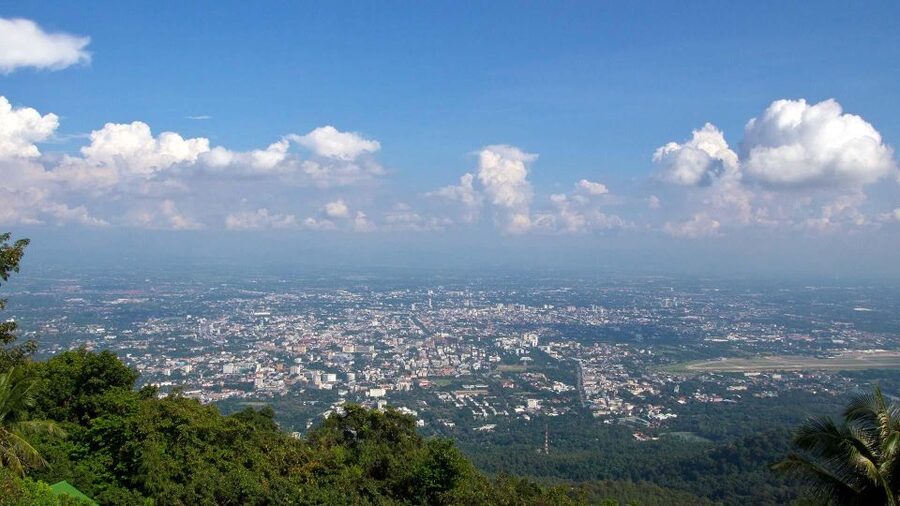 Chiang Mai: Doi Suthep and Hmong Village Half-Day Tour - The views over Chiang Mai