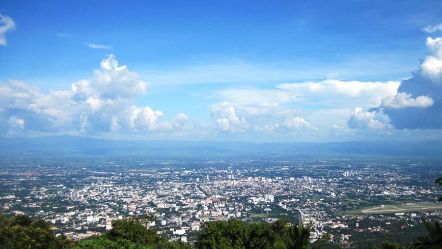 Chiang Mai: Doi Suthep National Park Leisure Hiking & Biking - Wat Phra That Doi Suthep at 3,600 feet